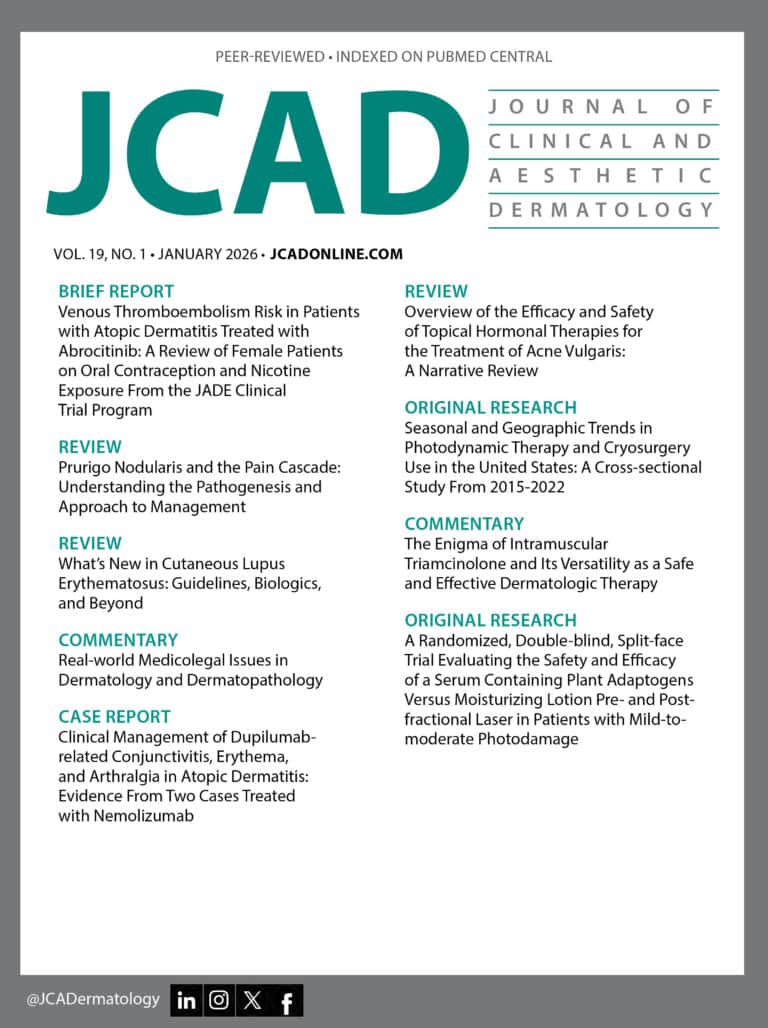 E-Editions | JCAD - The Journal of Clinical and Aesthetic Dermatology